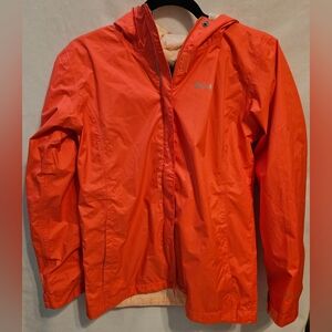 Columbia Bright Orange Rain Jacket